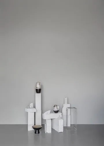 By Hand 小号花瓶 24.5cm - 米白色 - Mette Ditmer
