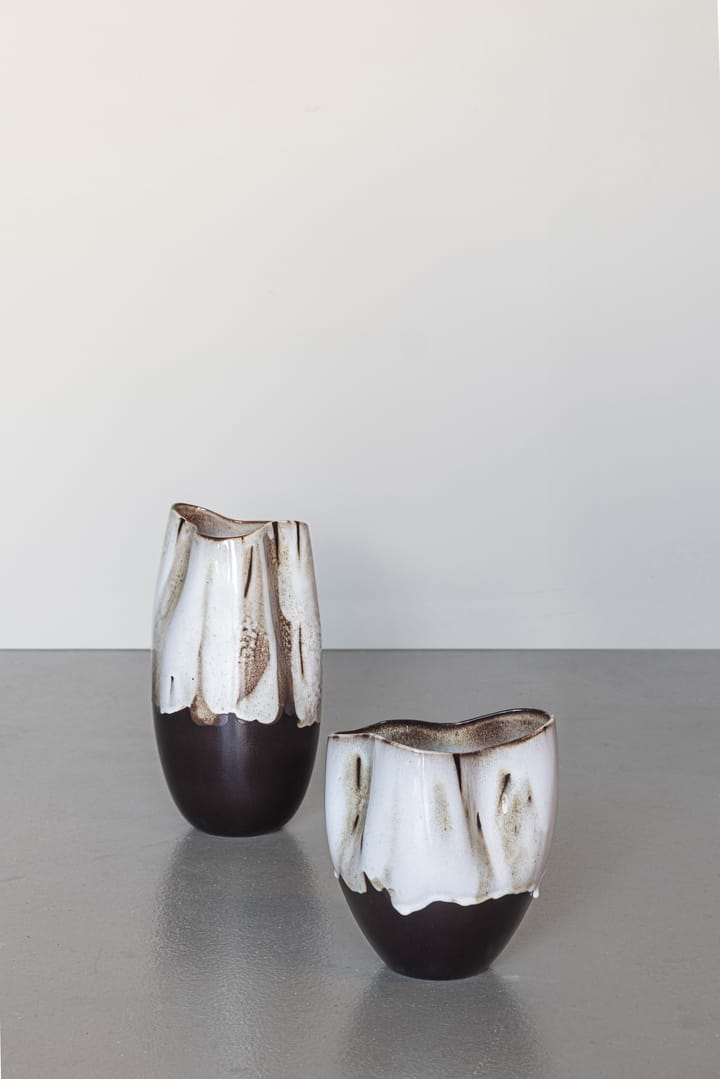 By Hand 花瓶 大 38.5 cm, 米白色 Mette Ditmer