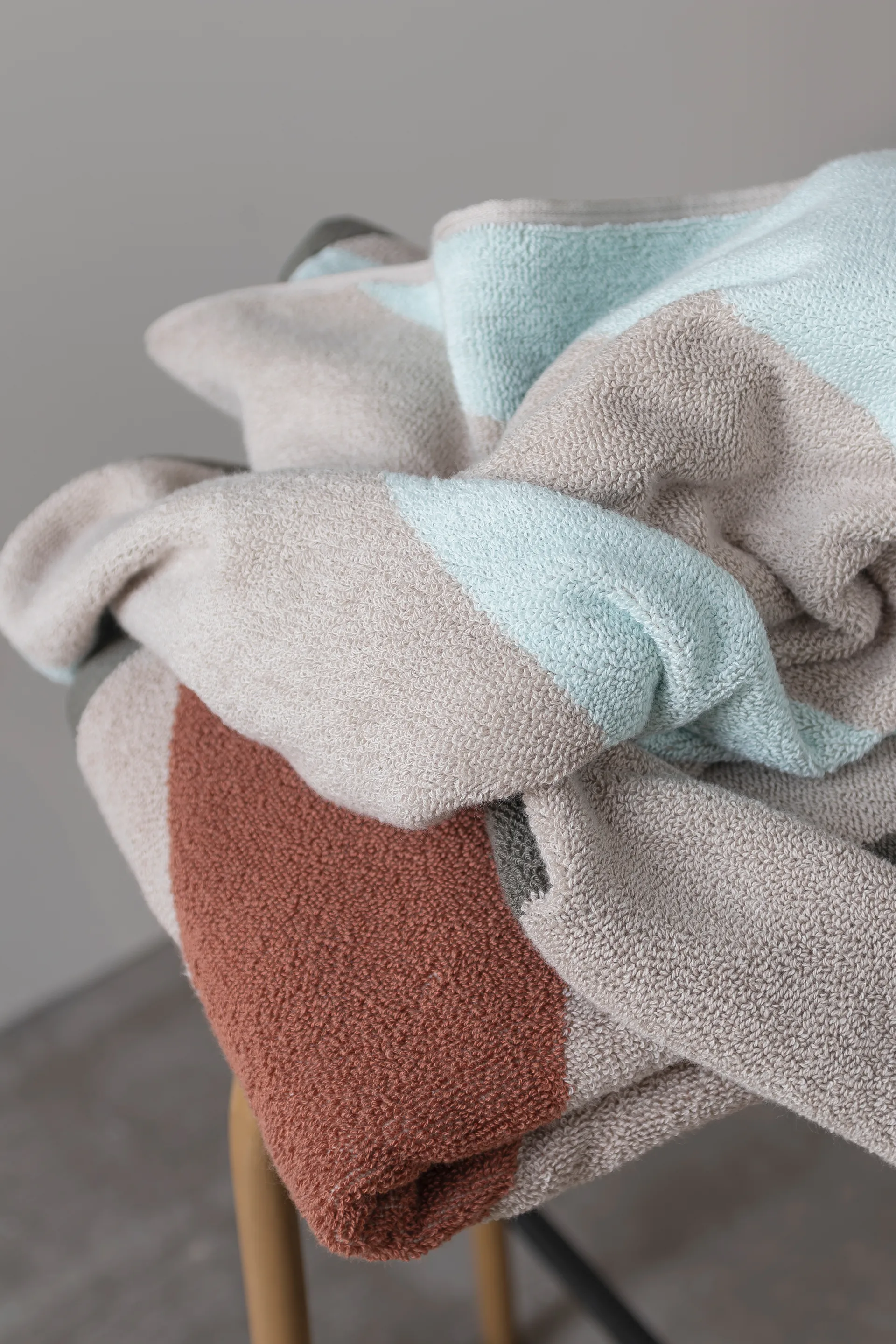 Diagonal 毛巾, 薄荷绿, 50x90 cm Mette Ditmer