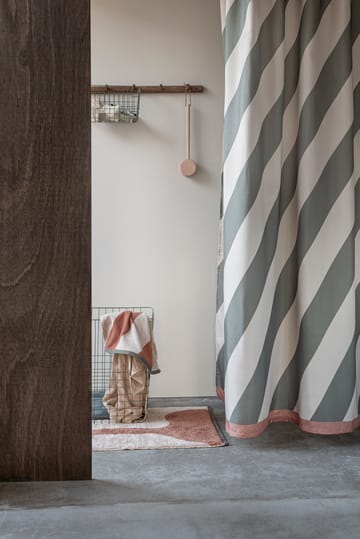 Diagonal shower 窗帘 150x200 cm - Dark 橄榄色 - Mette Ditmer