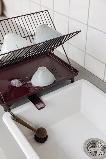 Dry-it dish rack - 酒红色, 29x42 cm - Mette Ditmer