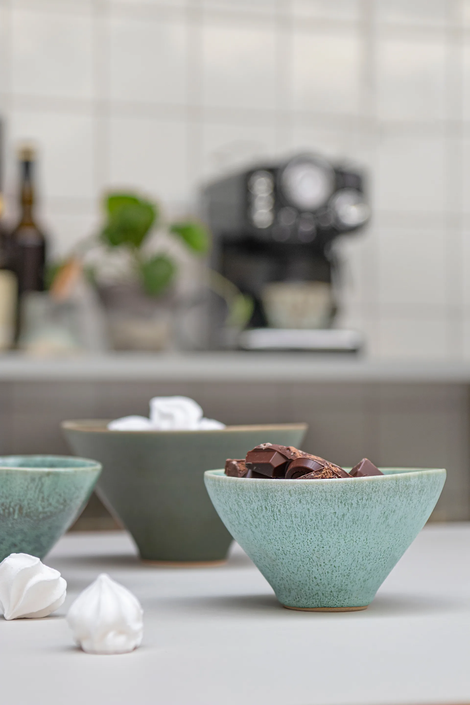 Elements 碗 小 Ø12 cm 3件, 绿色 Mette Ditmer