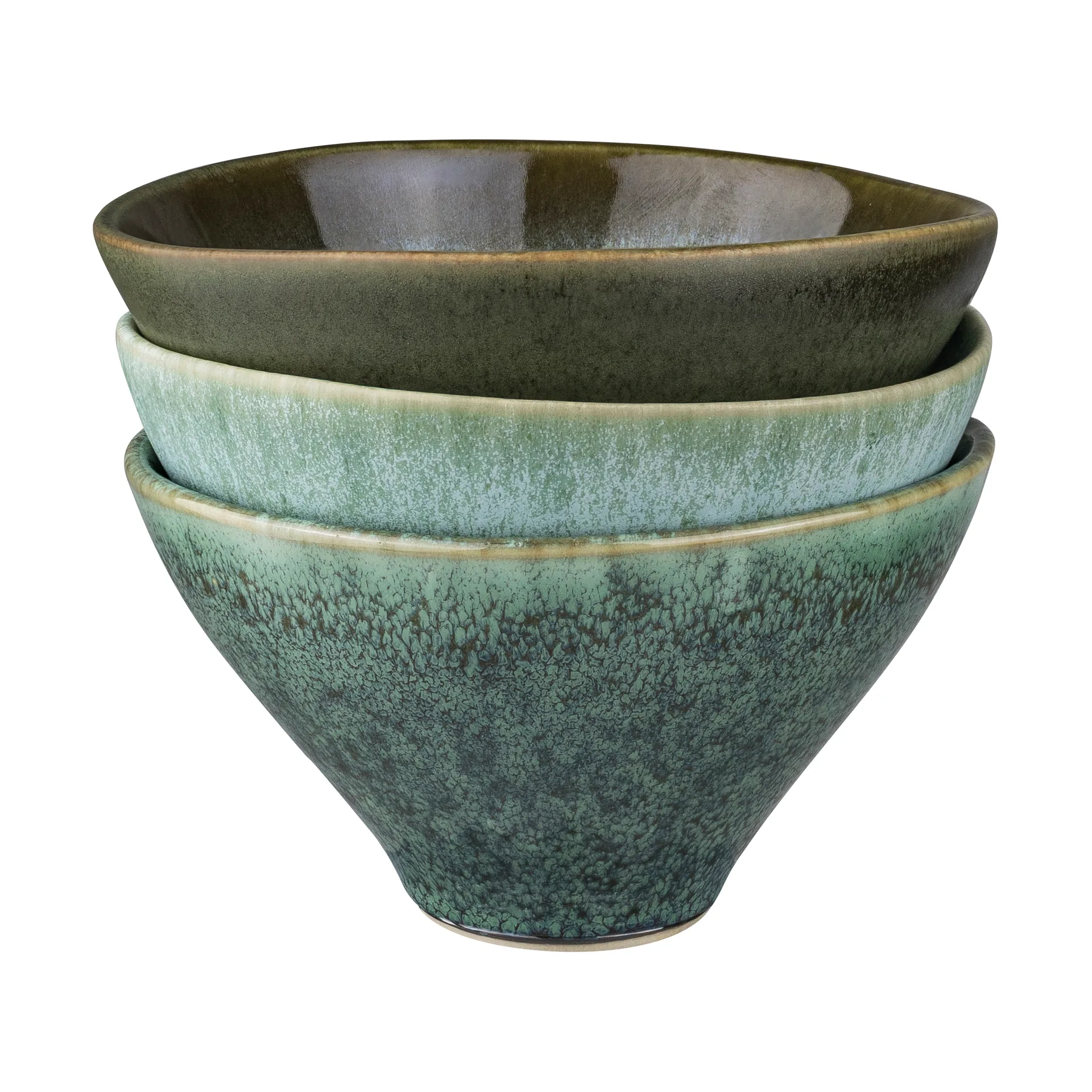 Elements小号碗 Ø12cm 3件, 绿色 Mette Ditmer