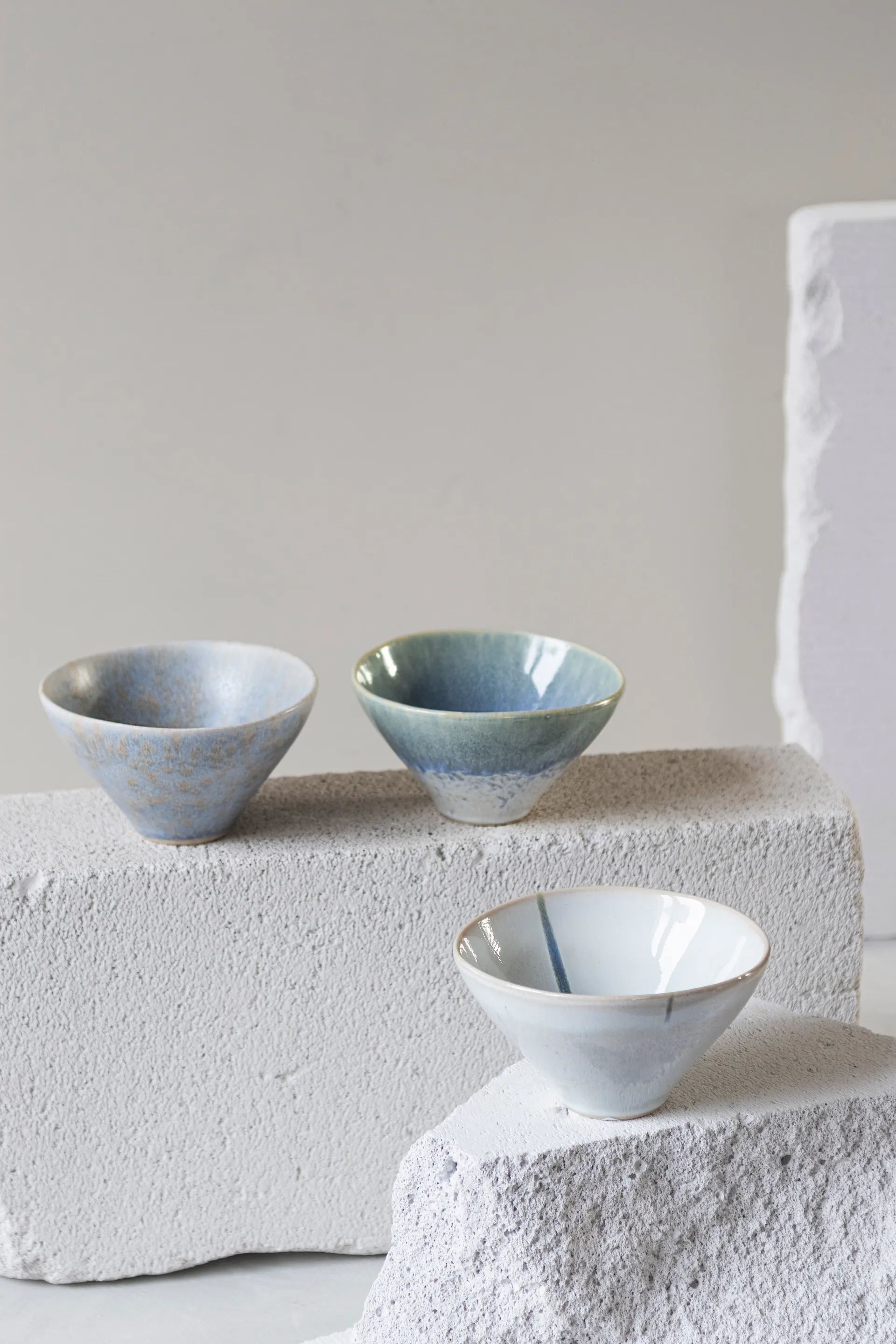 Elements小号碗 Ø12cm 3件, 蓝色 Mette Ditmer