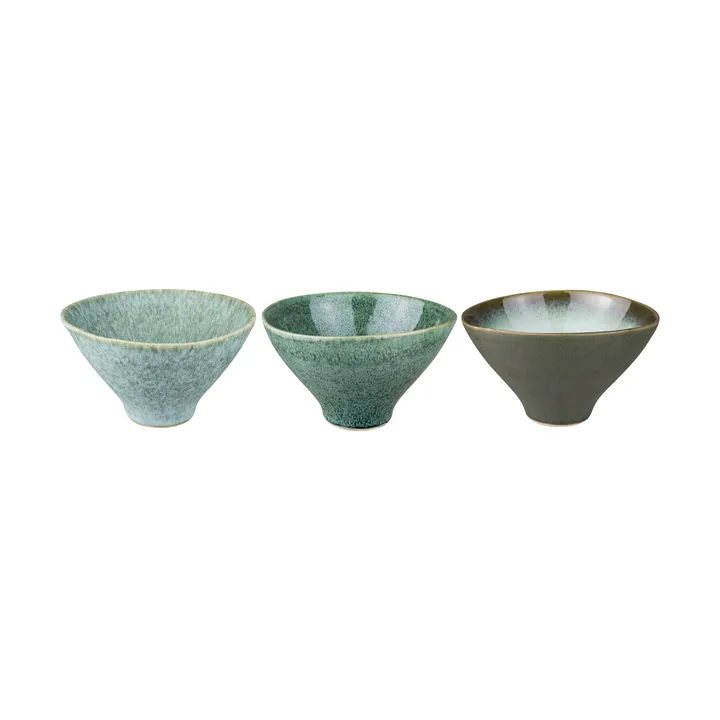 Elements中号碗 Ø15.5cm 3件 - 绿色 - Mette Ditmer