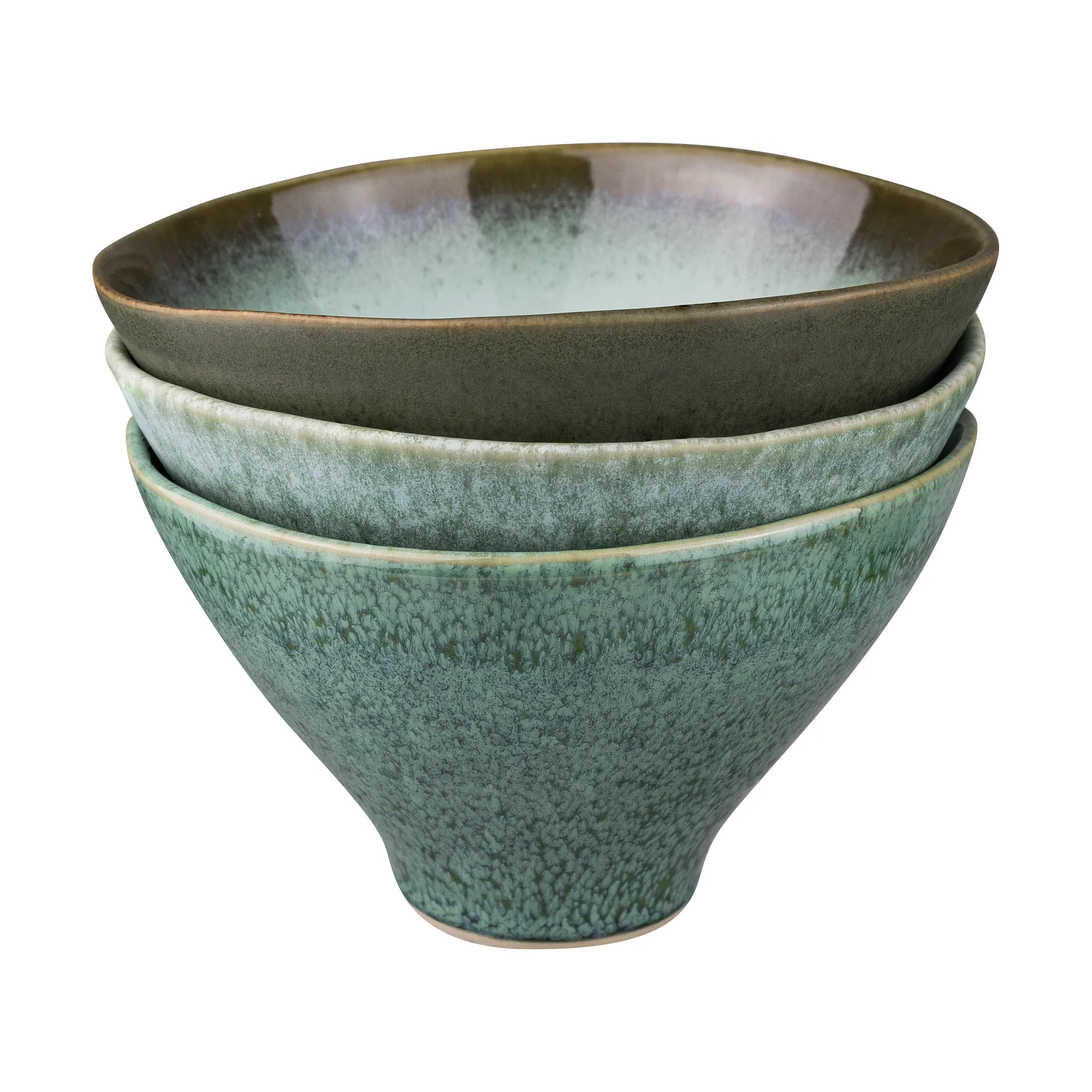 Elements中号碗 Ø15.5cm 3件, 绿色 Mette Ditmer