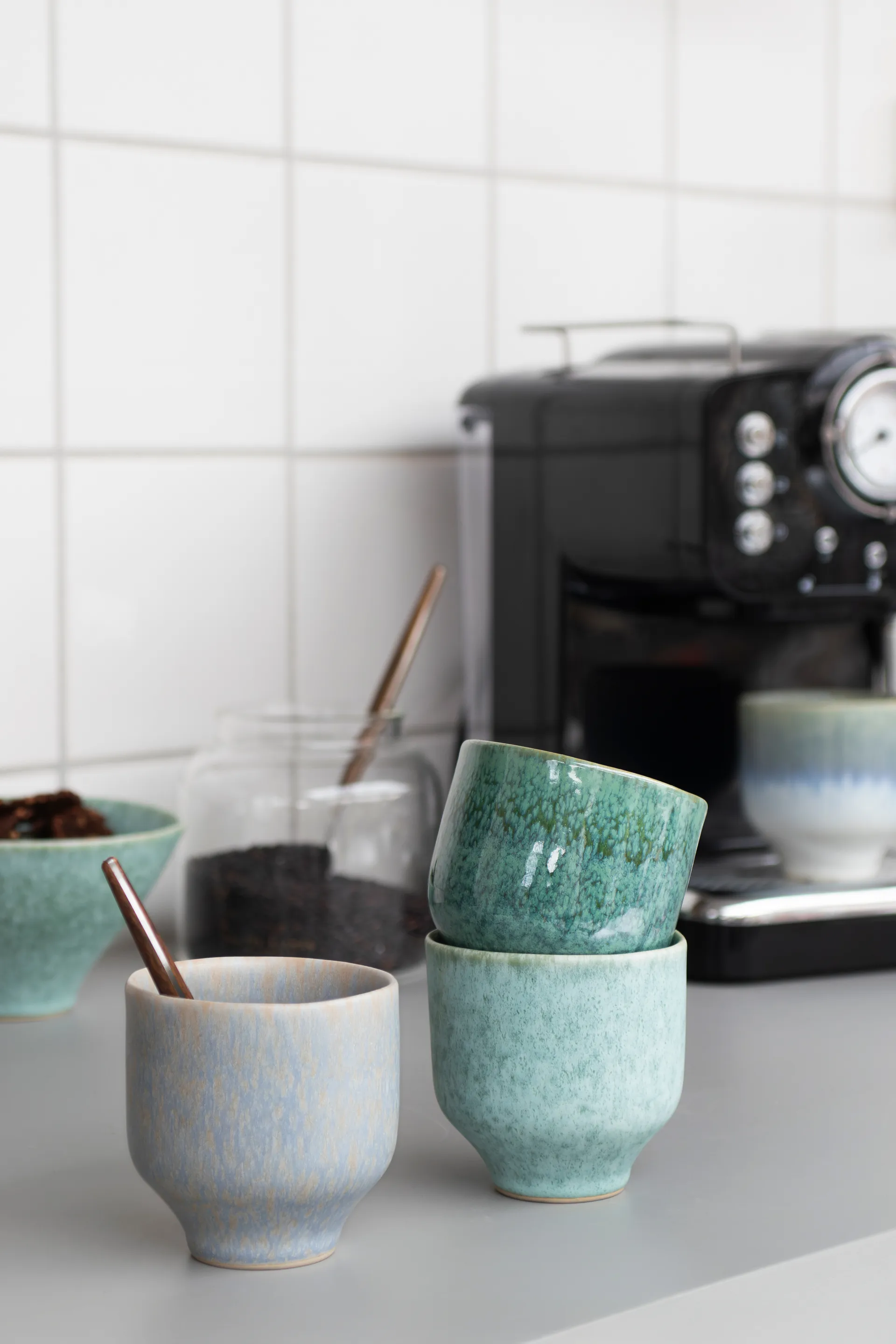 Elements 马克杯 两件套装, 绿色 Mette Ditmer