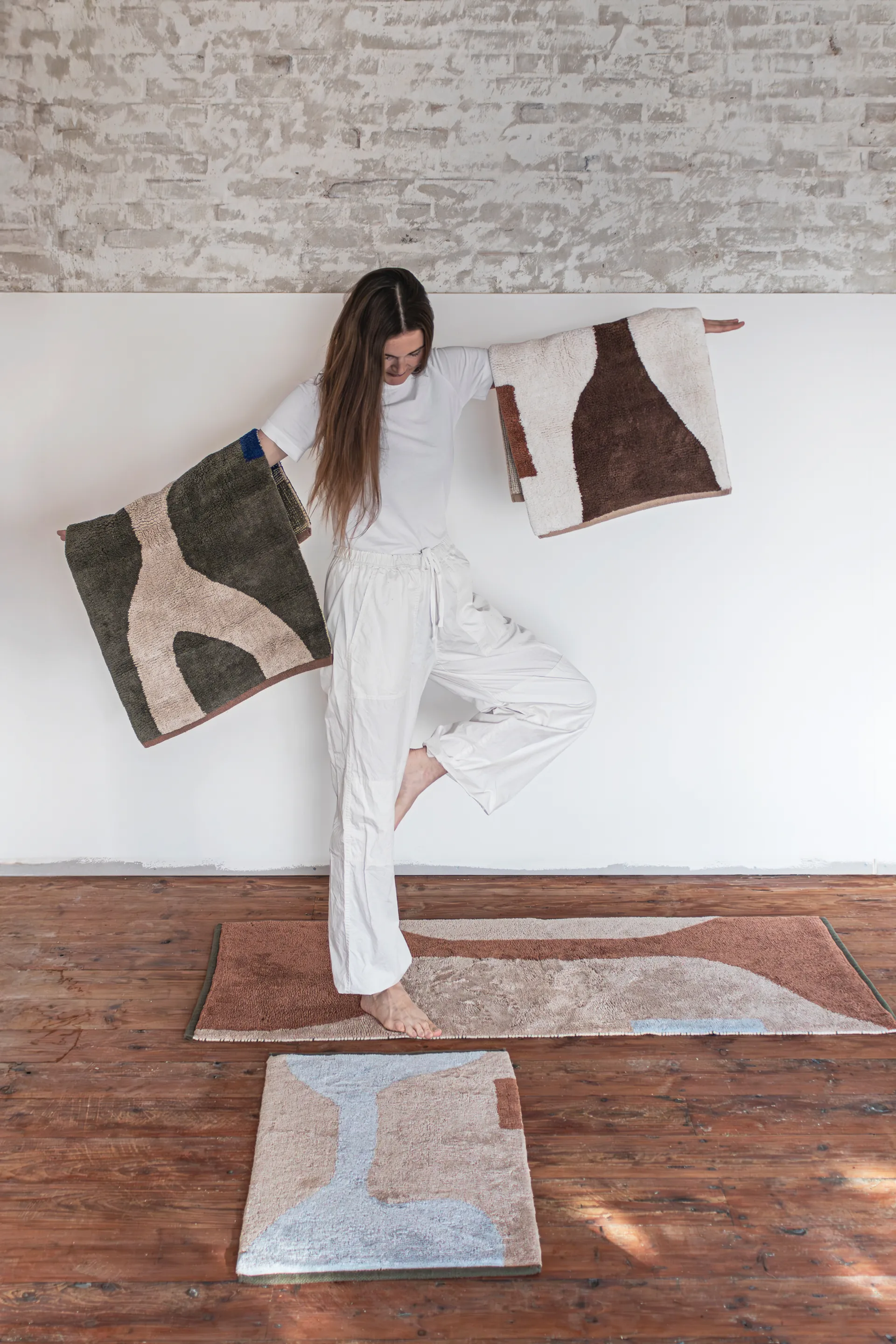Figura 地垫地毯, 棕色_50x80cm Mette Ditmer