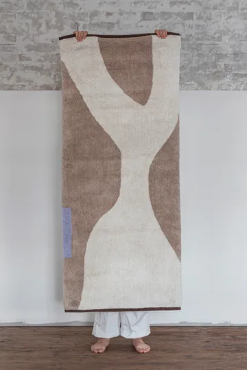 Figura 地垫地毯 - 沙色, 70x150 cm - Mette Ditmer