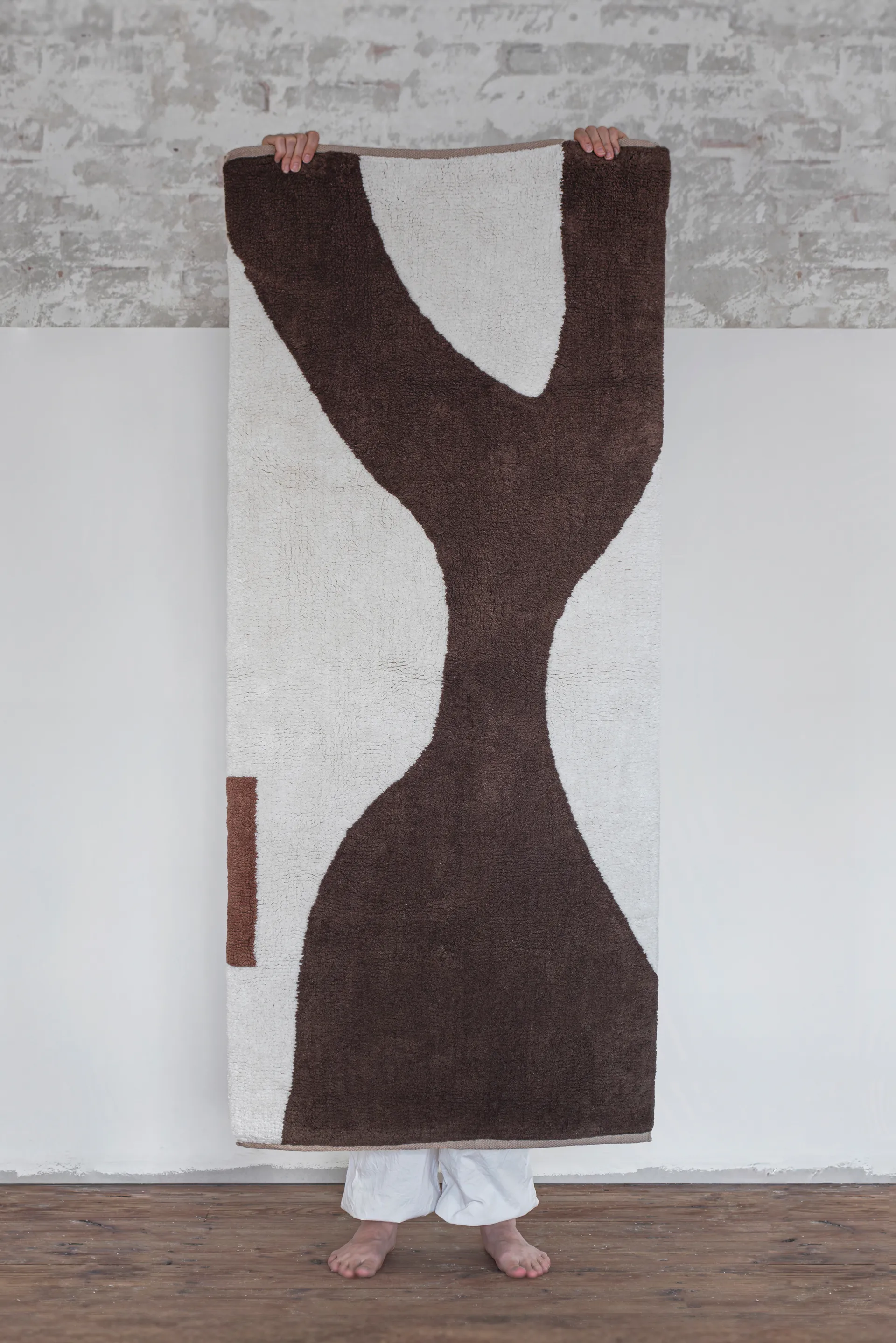 Figura 地垫地毯, 棕色_70x150cm Mette Ditmer