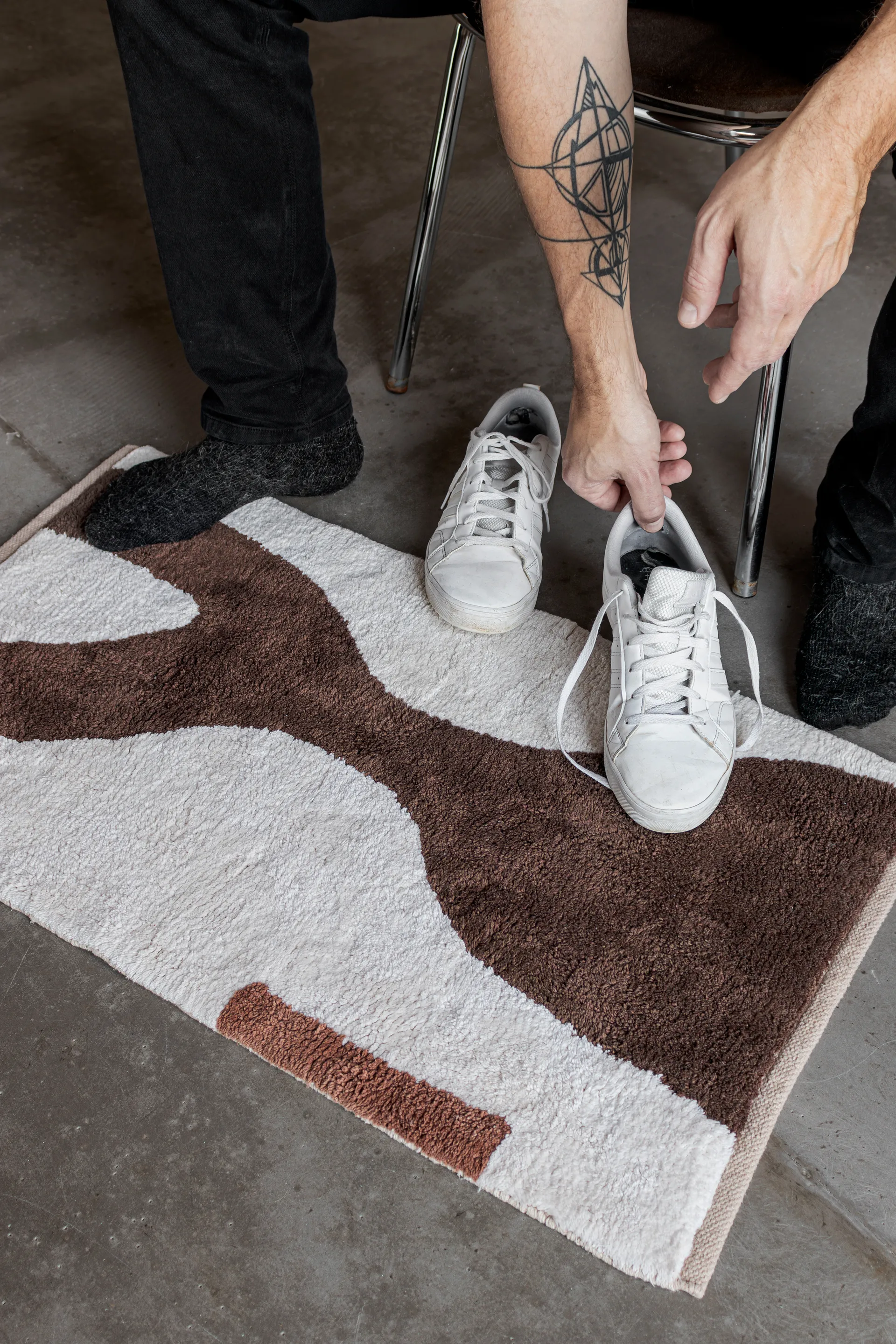 Figura mat 地毯, 褐色, 50x80 cm Mette Ditmer