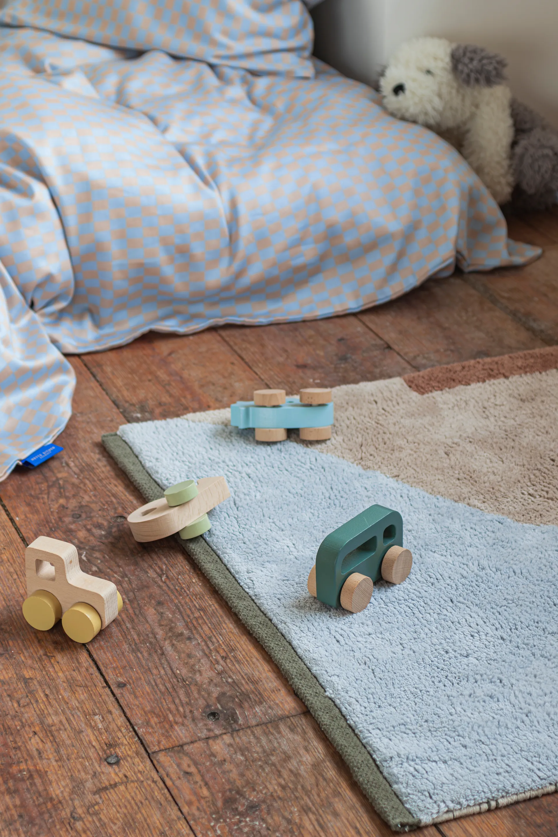 Figura mat 地毯, 浅蓝, 70x150 cm Mette Ditmer