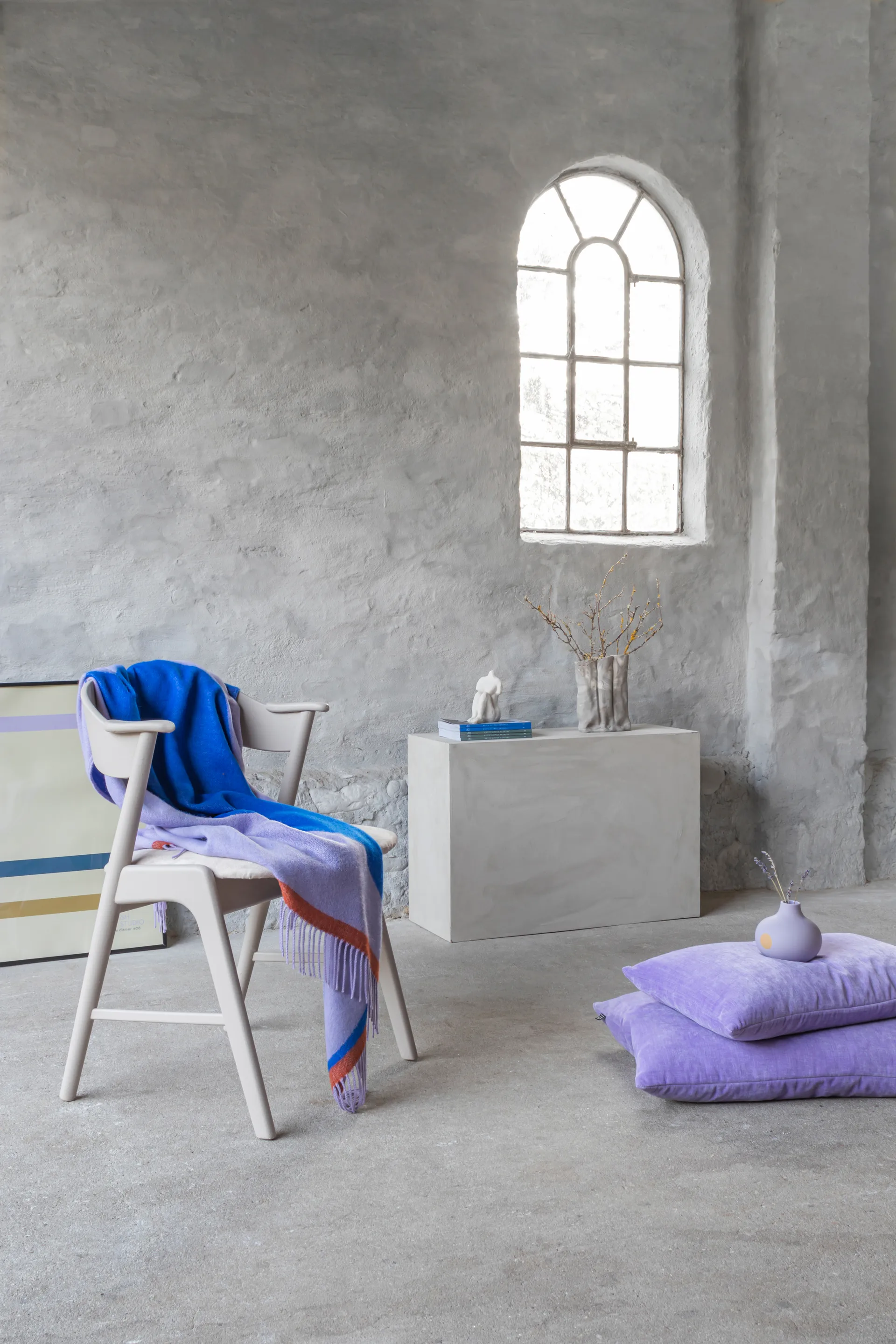 Gallery 毯子  125x170 cm, Lilac Mette Ditmer