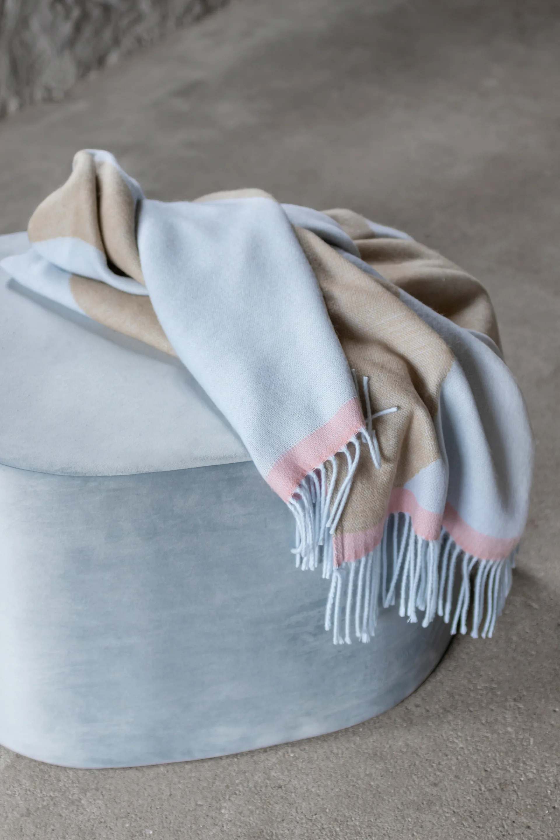 Gallery 毯子  125x170 cm, 沙色 Mette Ditmer