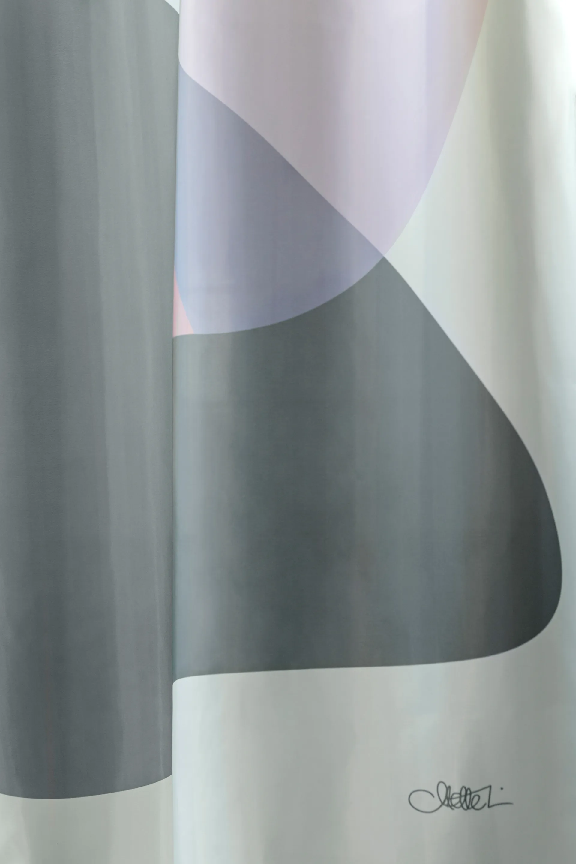 Gallery shower curtain 150x200 cm, Frost 绿色 Mette Ditmer