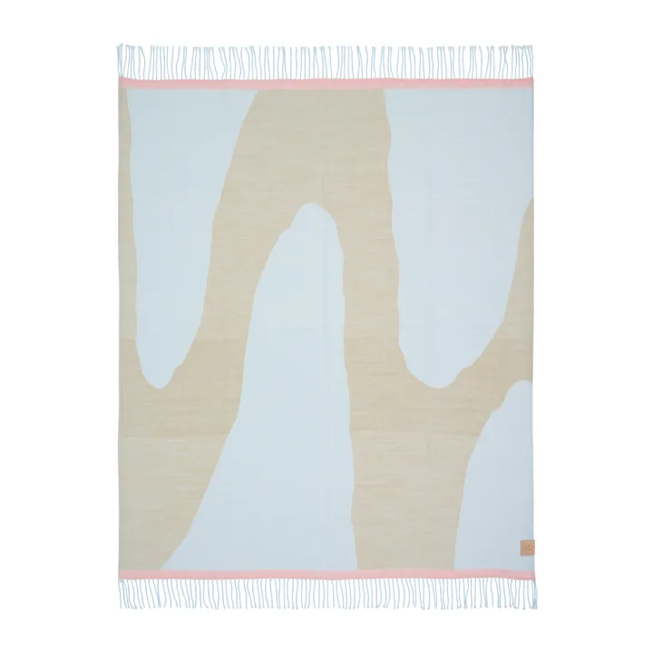 Gallery披毯125x170cm - 沙色 - Mette Ditmer