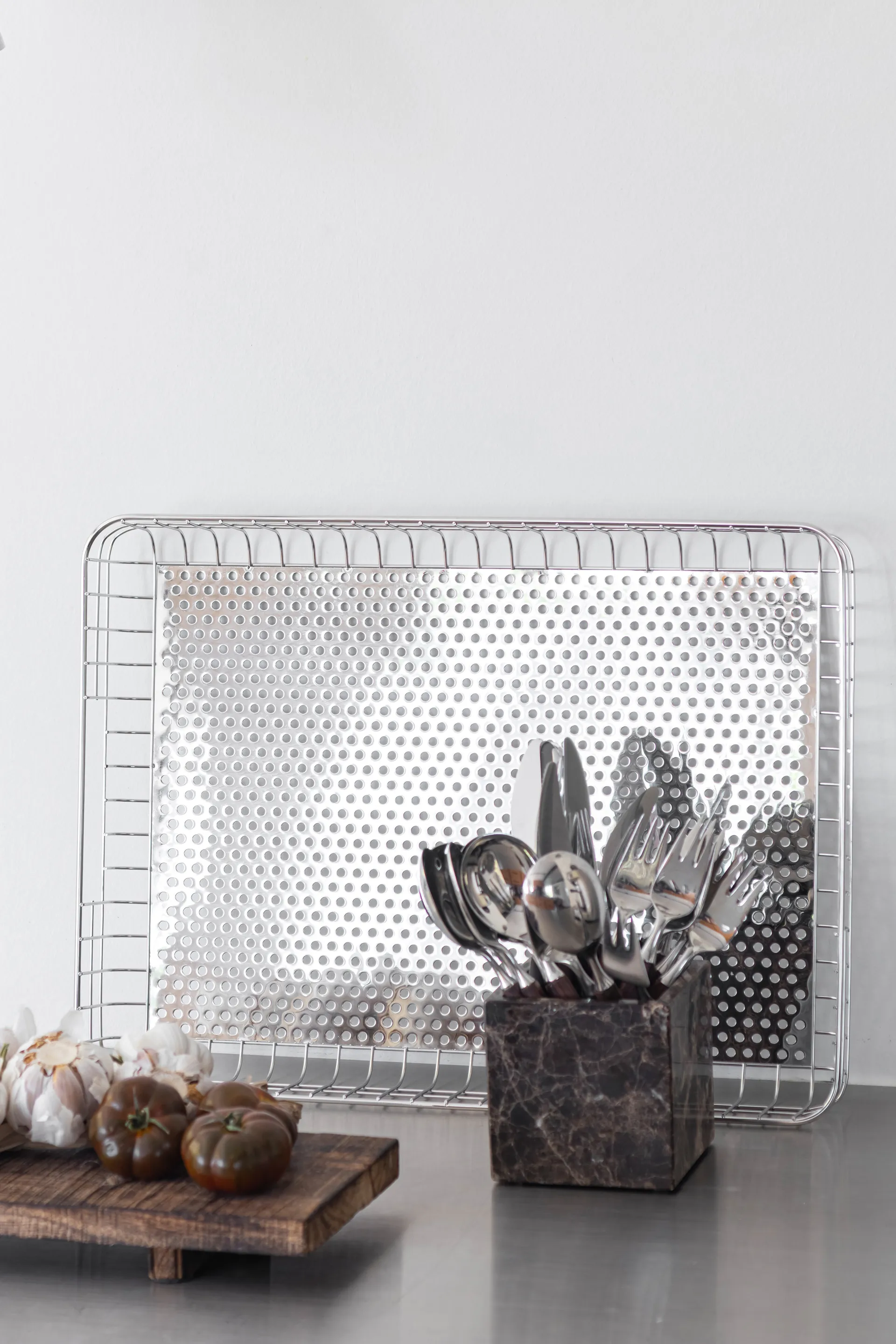 Lift 托盘 33.5x45.5 cm, 镀铬色 Mette Ditmer