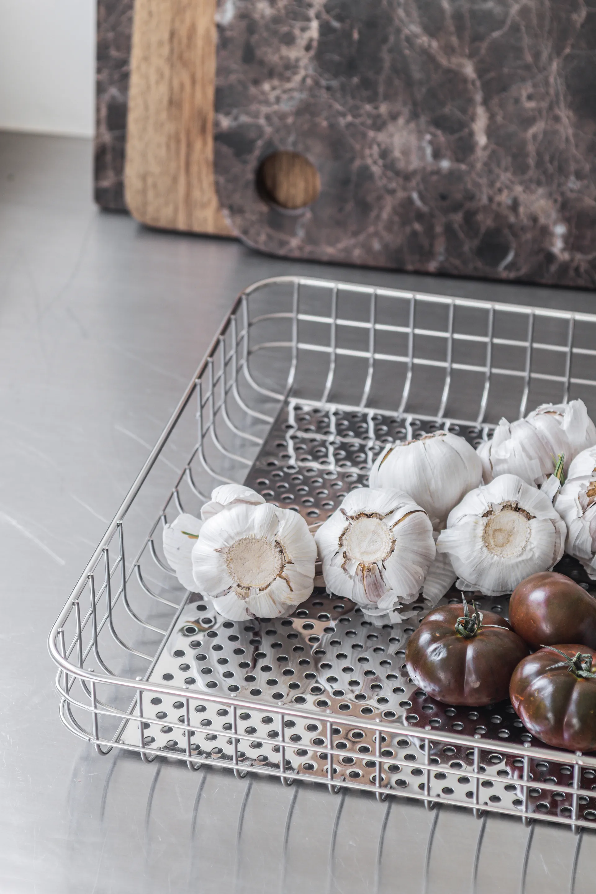 Lift 托盘 33.5x45.5 cm, 镀铬色 Mette Ditmer