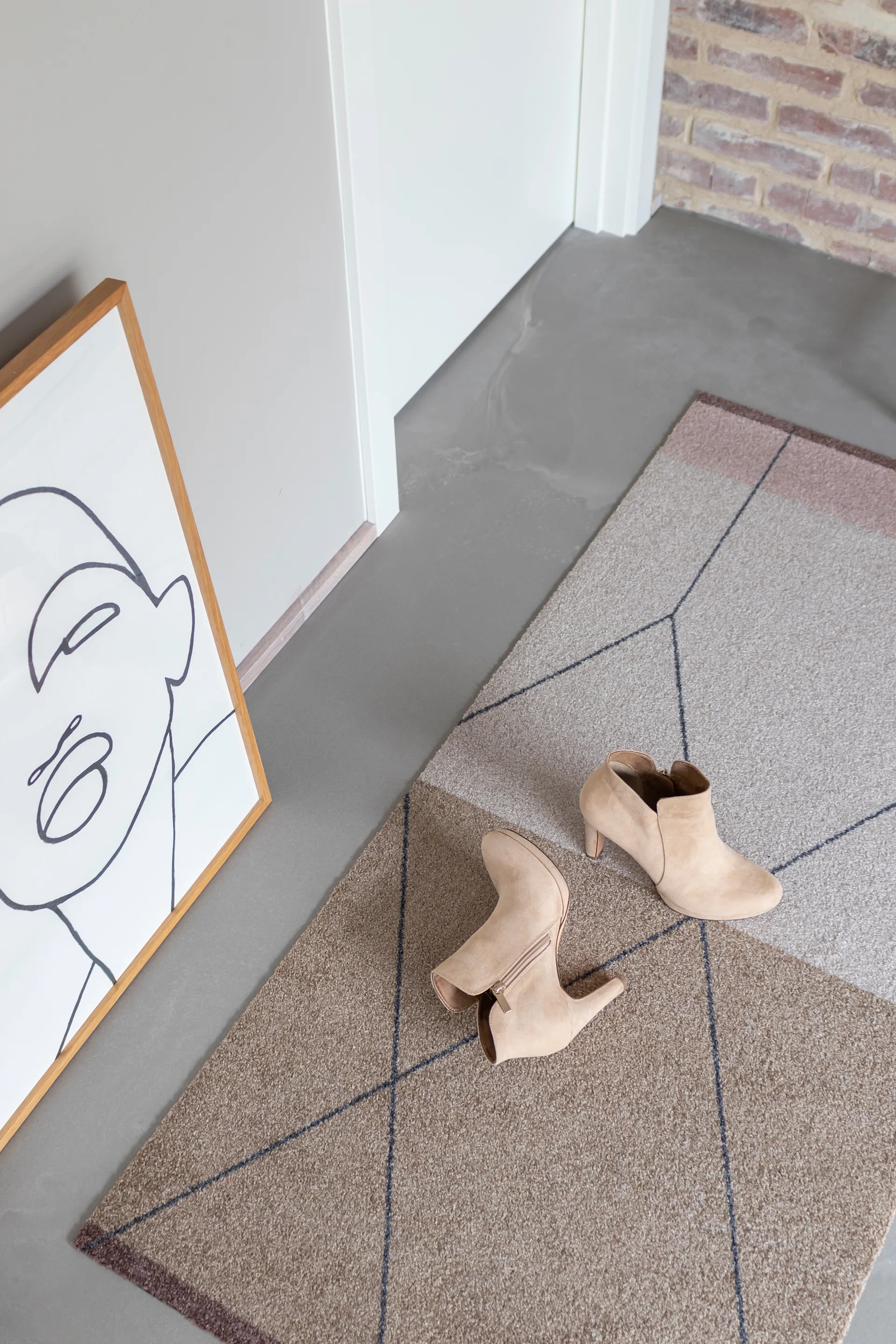 Linea 地毯  allround, 沙色 Mette Ditmer