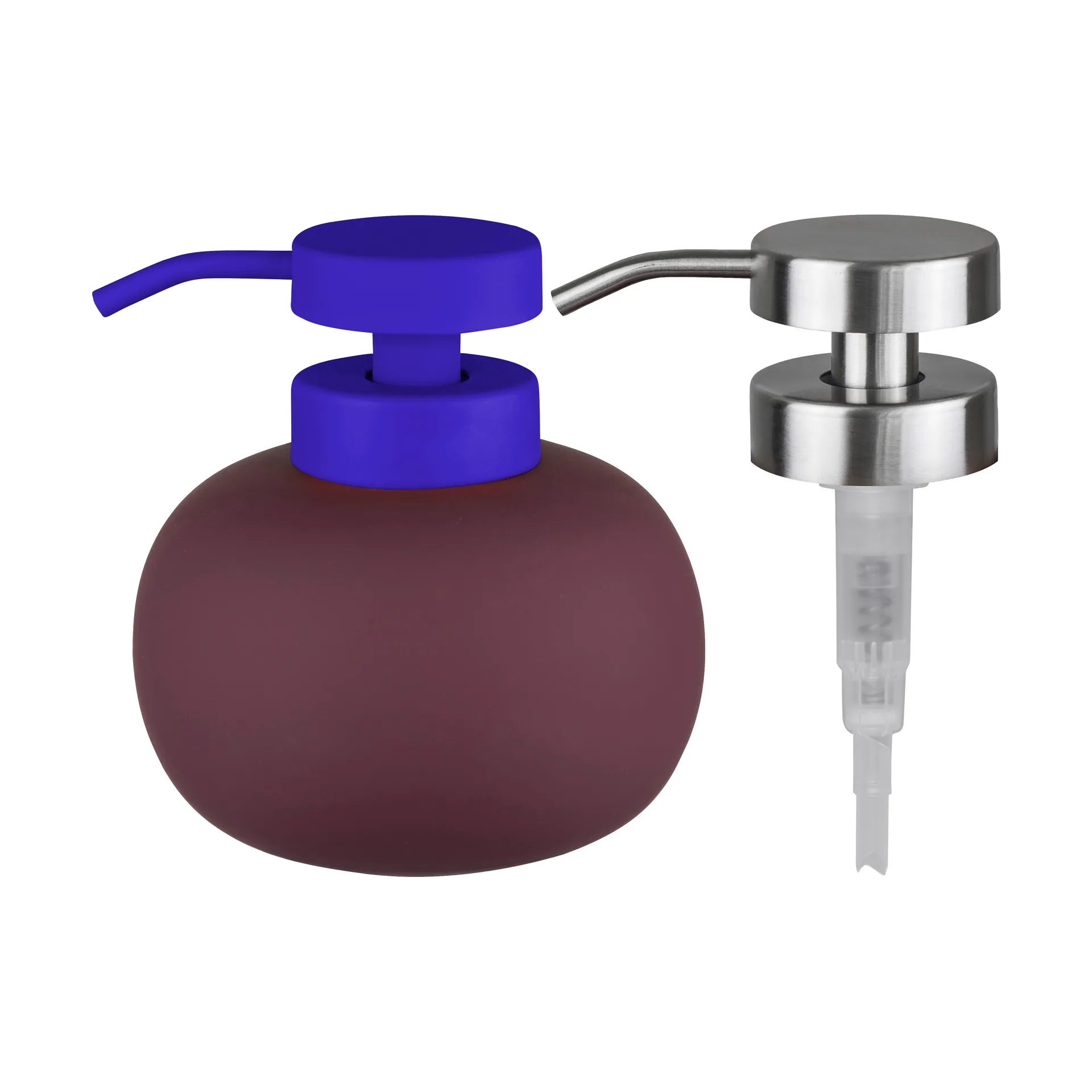 Lotus play soap pump low, incl. 2 pump heads, 酒红色 Mette Ditmer