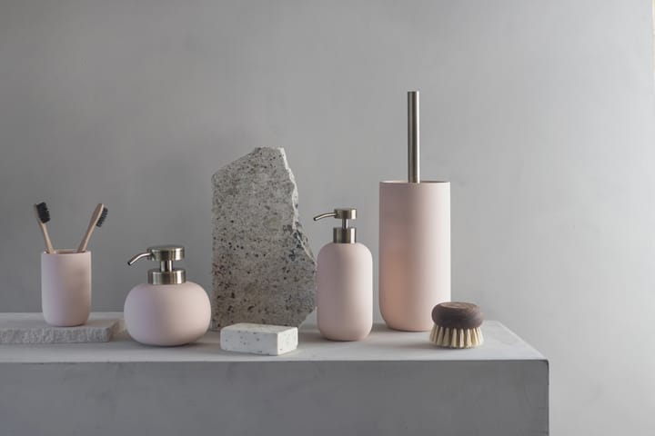 Lotus 陶瓷制品 马桶刷, Powder 玫瑰色 Mette Ditmer