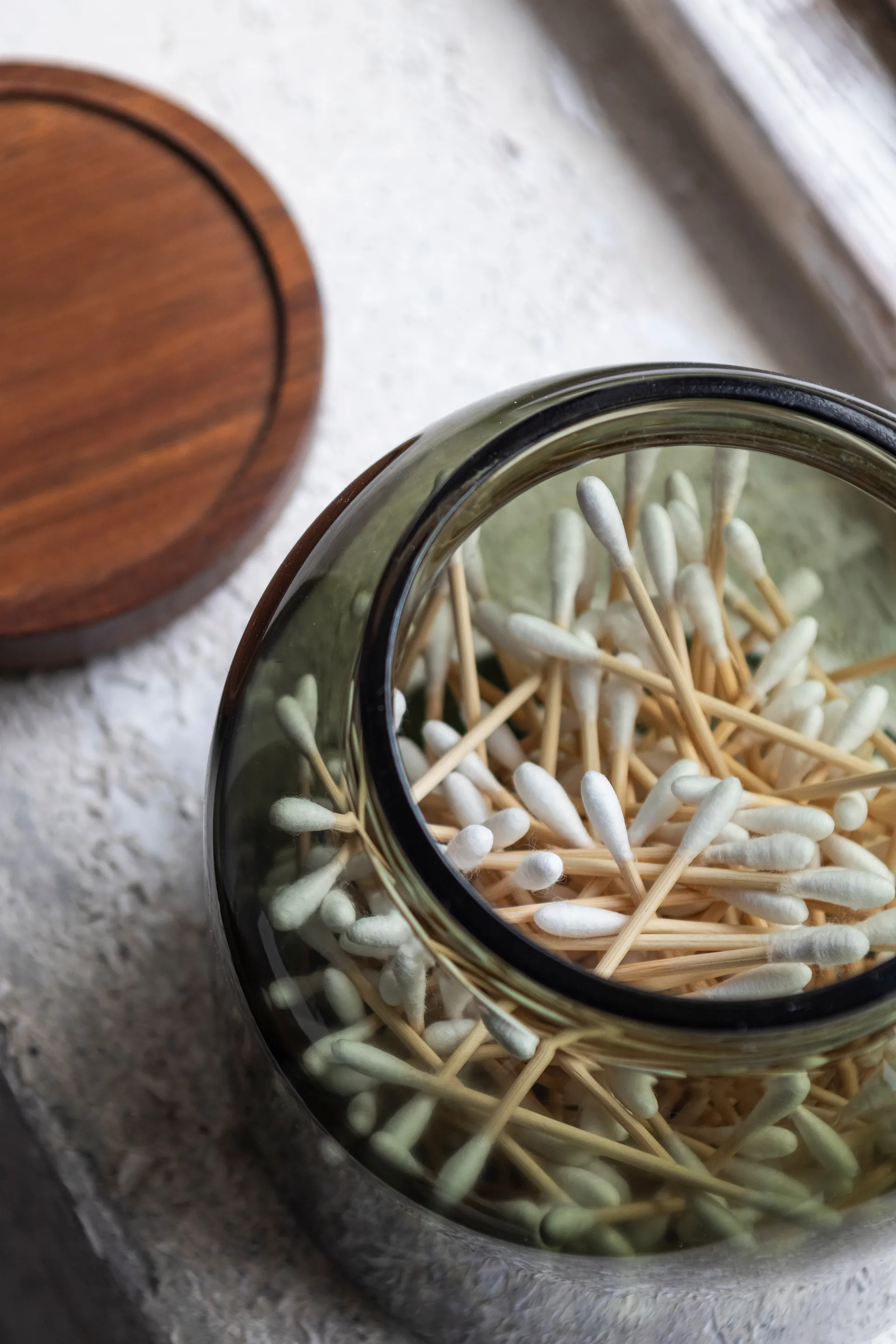 Luna 罐子 （含盖子） 小 13 cm, Dark forest Mette Ditmer