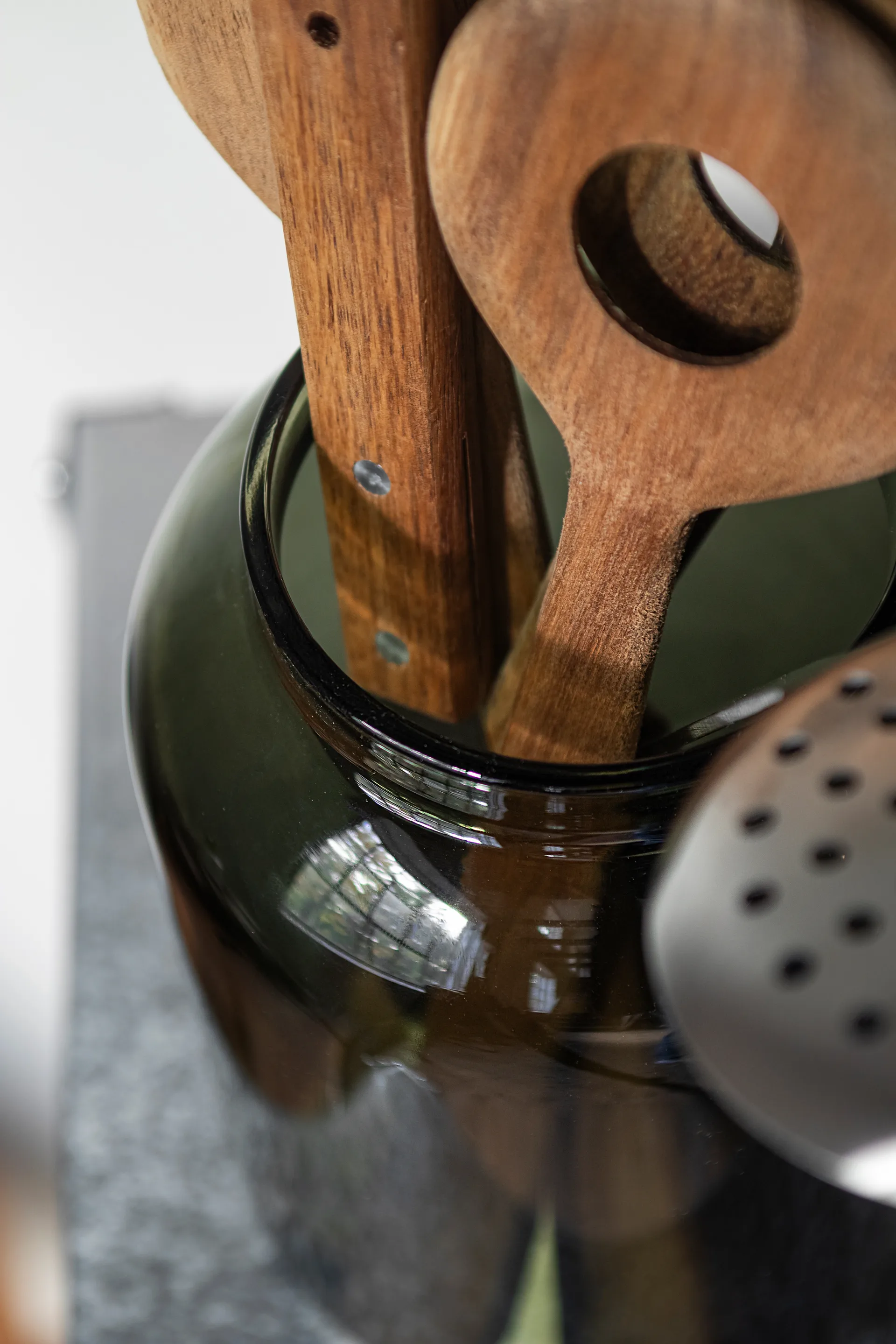 Luna 罐子 （含盖子） 大 20 cm, Dark forest Mette Ditmer