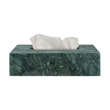 Marble 纸巾盒 14x25.5 cm - Dark forest - Mette Ditmer