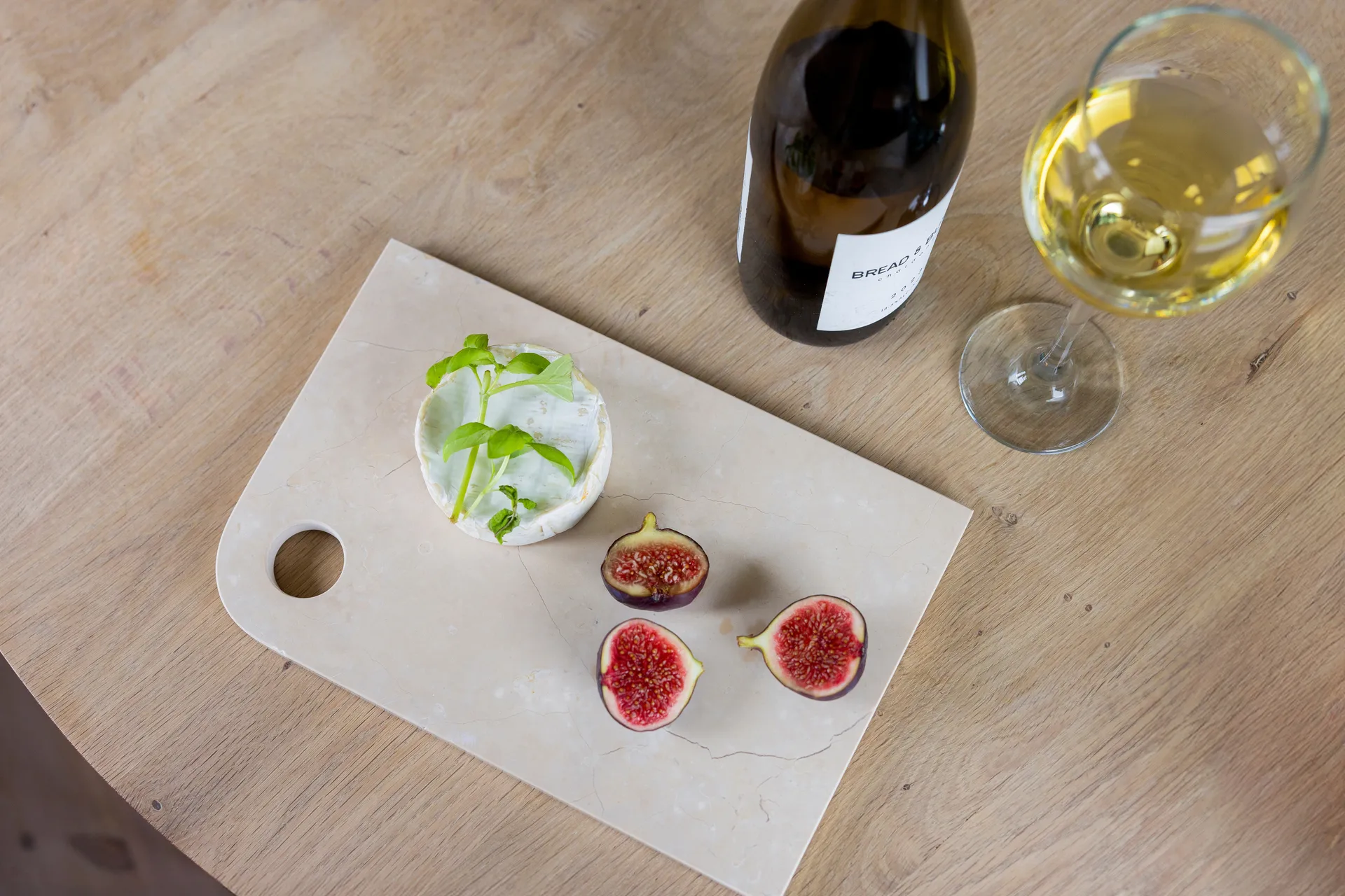 Marble serving 托盘 中 20x30 cm, 沙色 Mette Ditmer