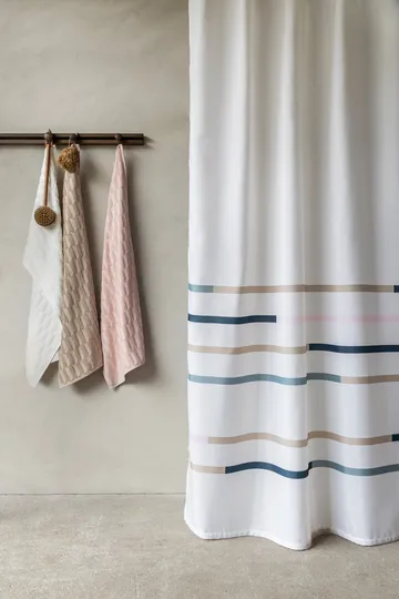 Mikado shower curtain 150x200 cm - Off-白色 - Mette Ditmer