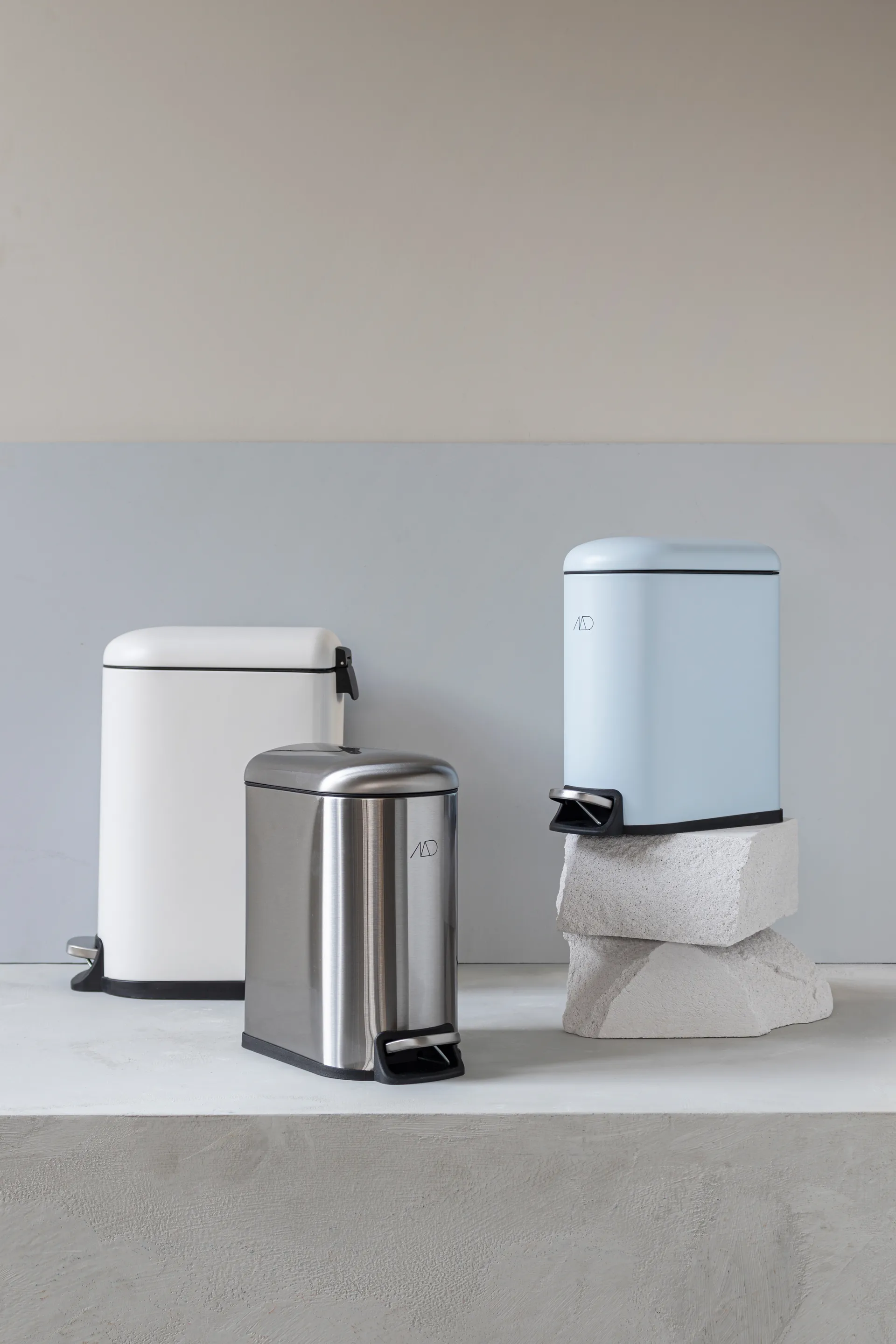 Mini-Walther 脚踏式桶 5 L, 不锈钢色 Mette Ditmer