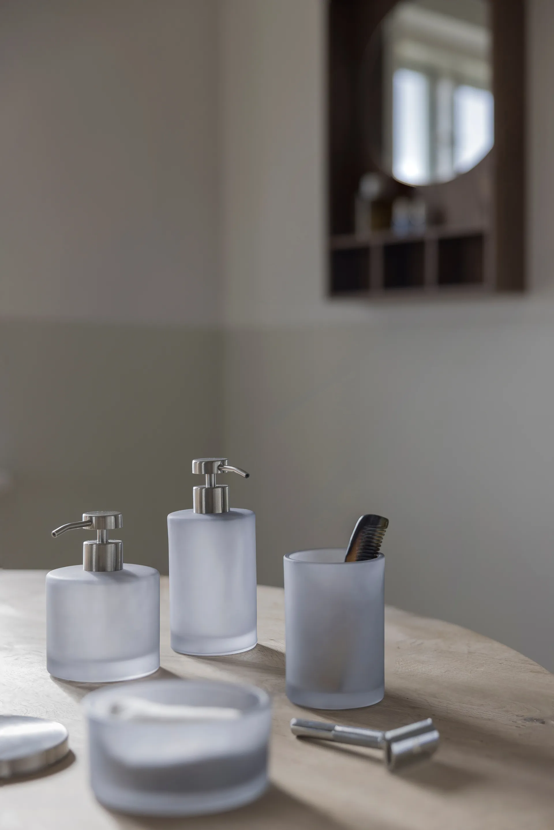 Modest 皂液器 tall, Dove 蓝色 Mette Ditmer