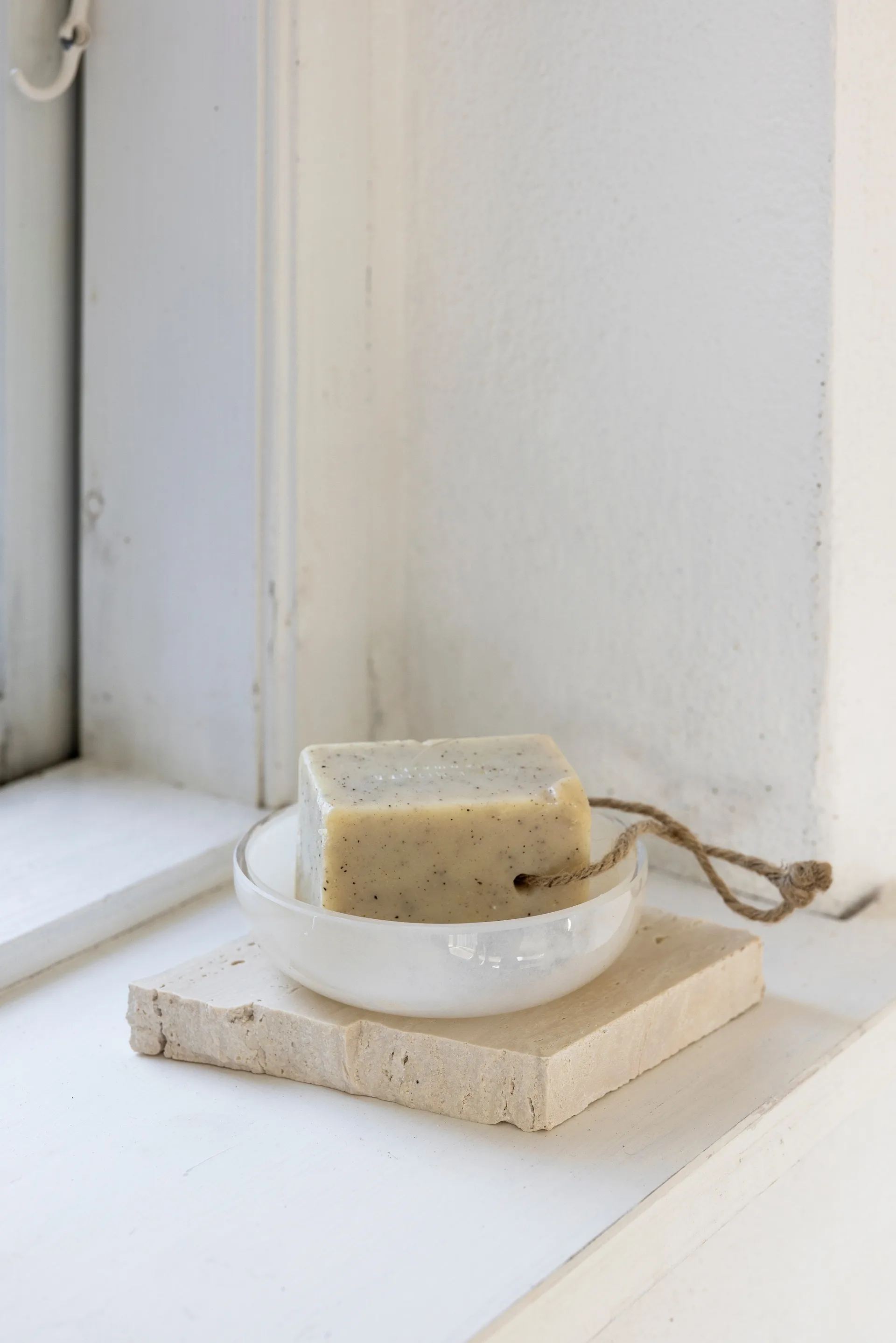 Opal 肥皂盘, 亚麻色 Mette Ditmer