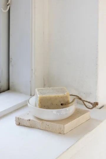 Opal 肥皂盘 - 亚麻色 - Mette Ditmer