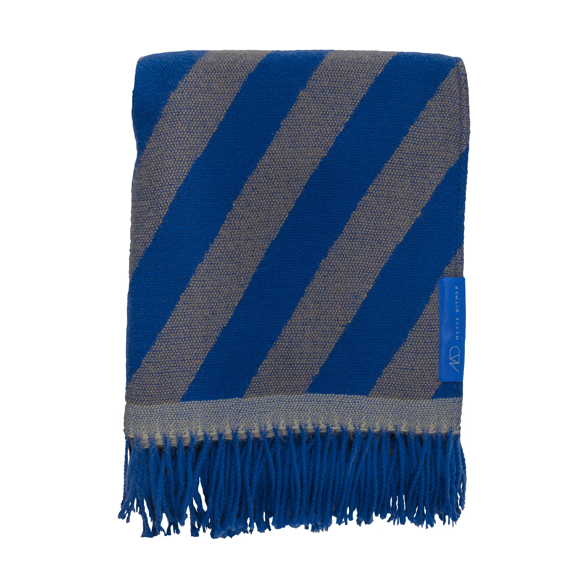 Retro 毯子 125x170 cm, 钴蓝色 Mette Ditmer