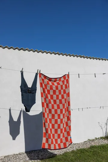 Retro 毛巾 - 深橙, 50x90 cm - Mette Ditmer