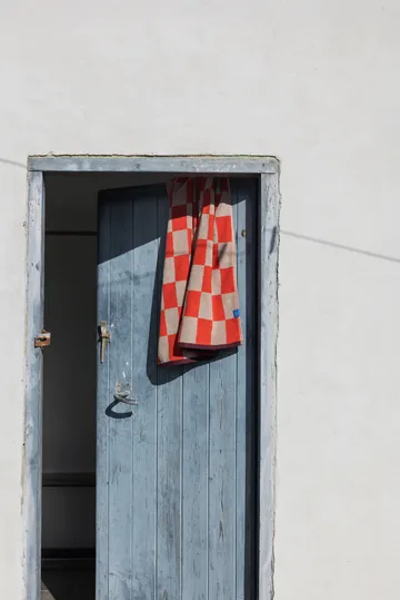 Retro 毛巾 - 深橙, 50x90 cm - Mette Ditmer