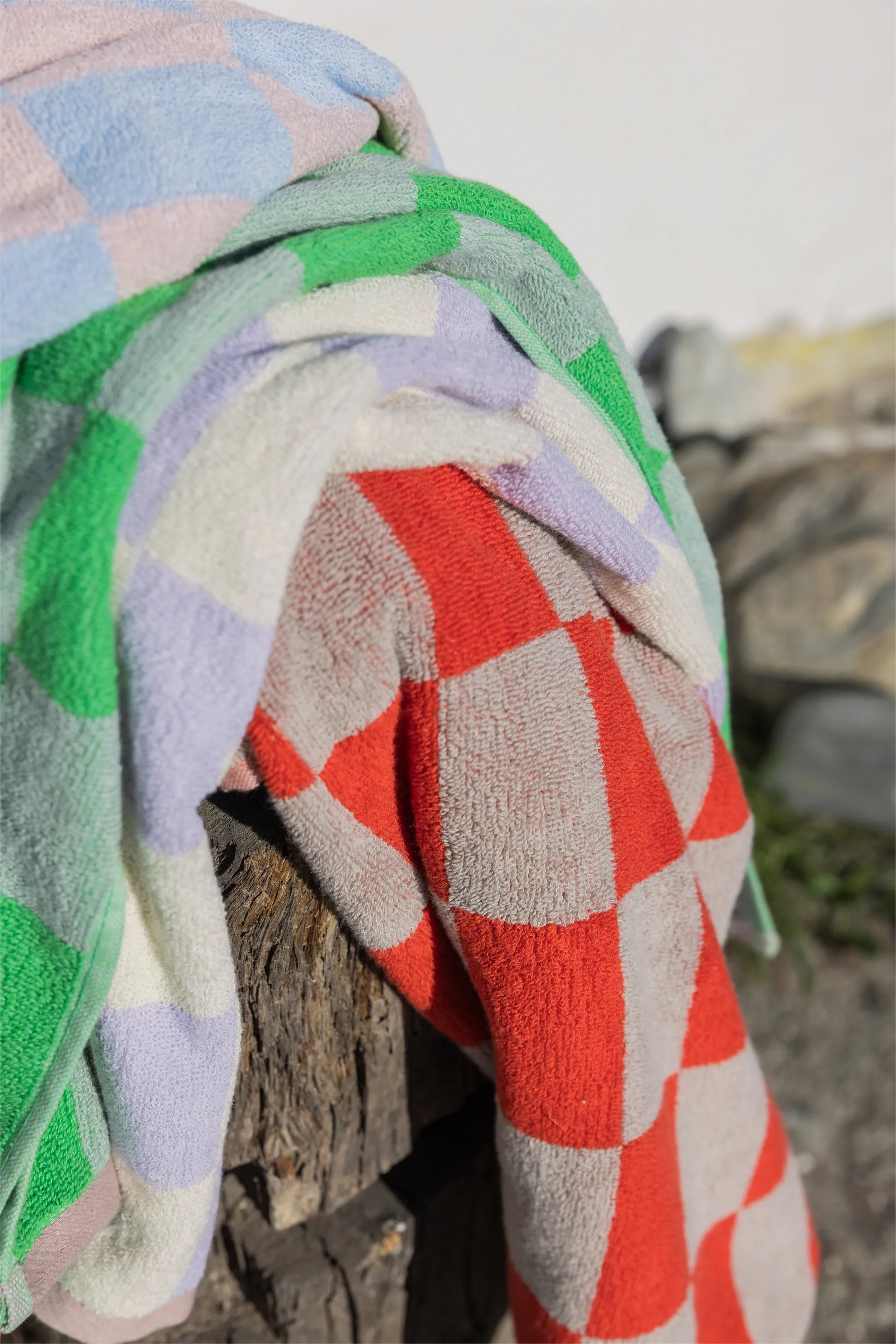 Retro 毛巾, 深橙, 50x90 cm Mette Ditmer