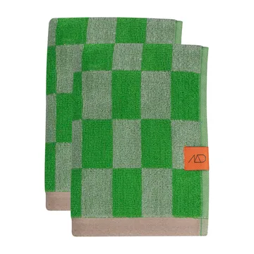 Retro 毛巾 - Classic green, 40x55 cm, 2 pcs - Mette Ditmer