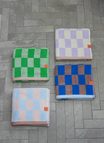 Retro 毛巾 - Classic green, 50x90 cm - Mette Ditmer