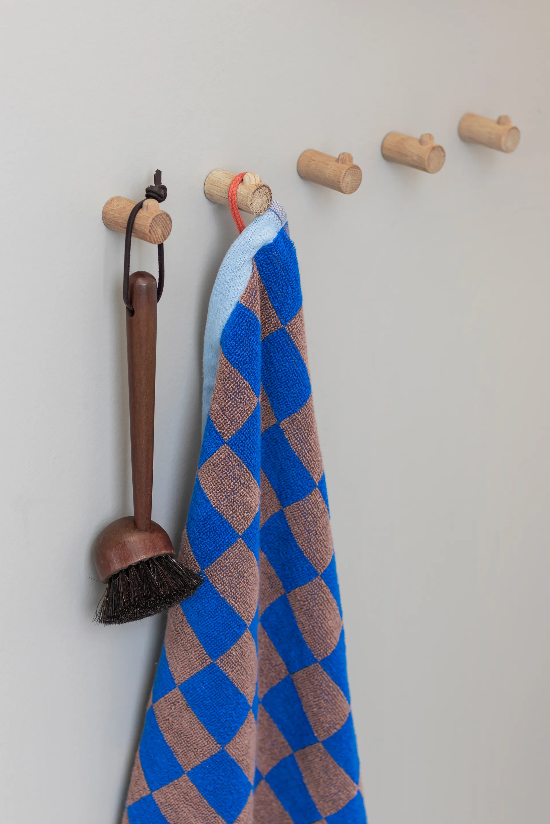 Retro 毛巾, Cobalt, 40x55 cm, 2 pcs Mette Ditmer