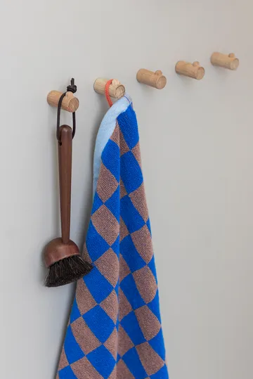 Retro 毛巾 - Cobalt, 40x55 cm, 2 pcs - Mette Ditmer