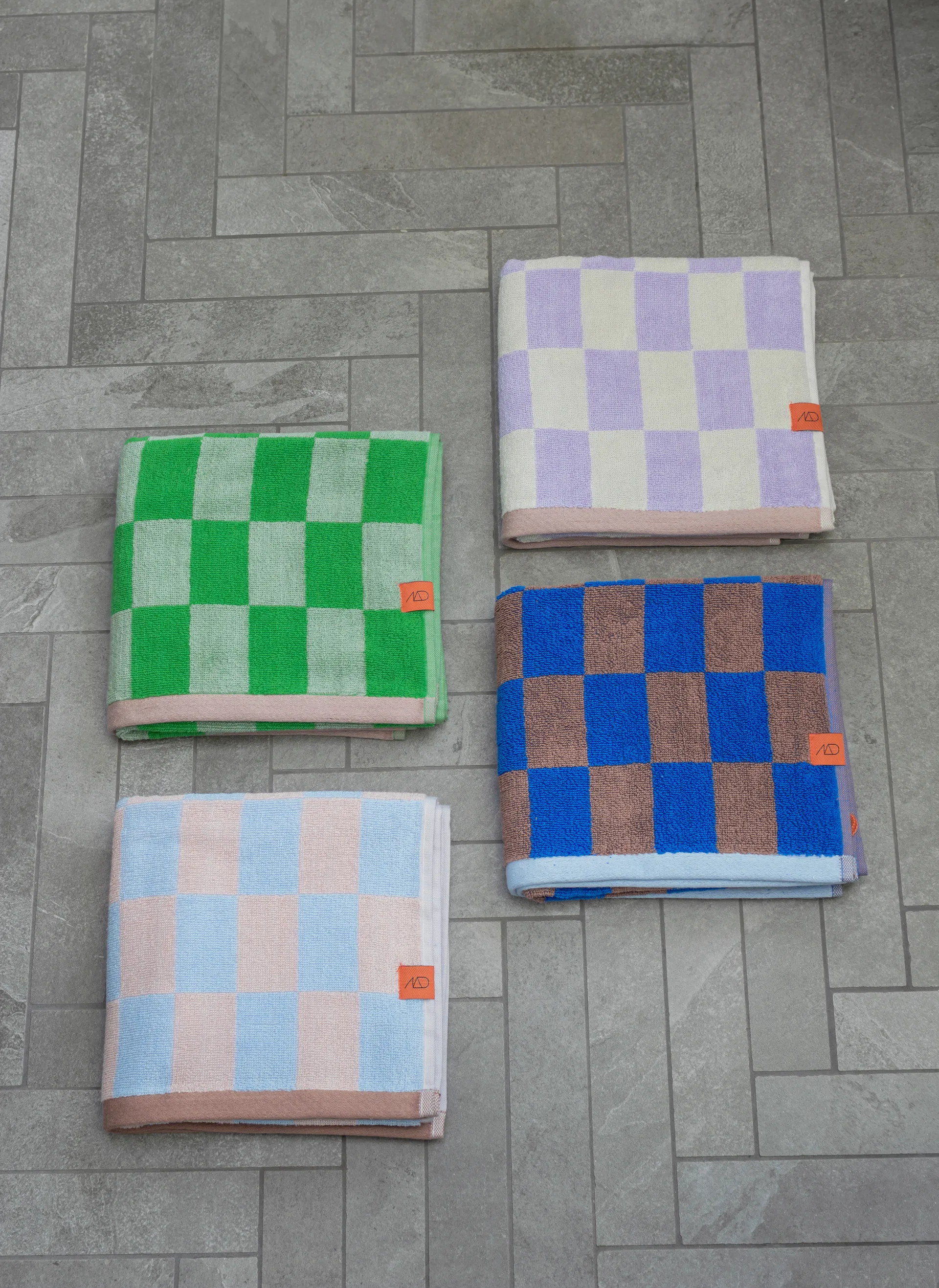 Retro 毛巾, Lilac, 70x133 cm Mette Ditmer