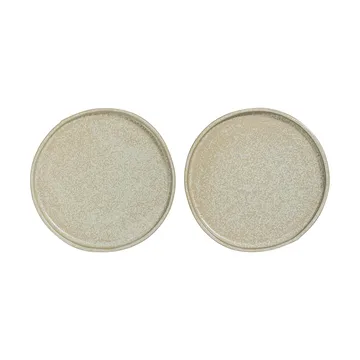 Sand Grain 盘子 Ø20 cm 两件套装 - Straw - Mette Ditmer