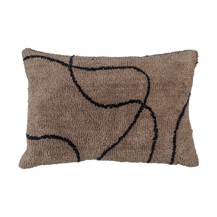 Shadow tufted 靠枕套 40x60 cm - 褐色 - Mette Ditmer
