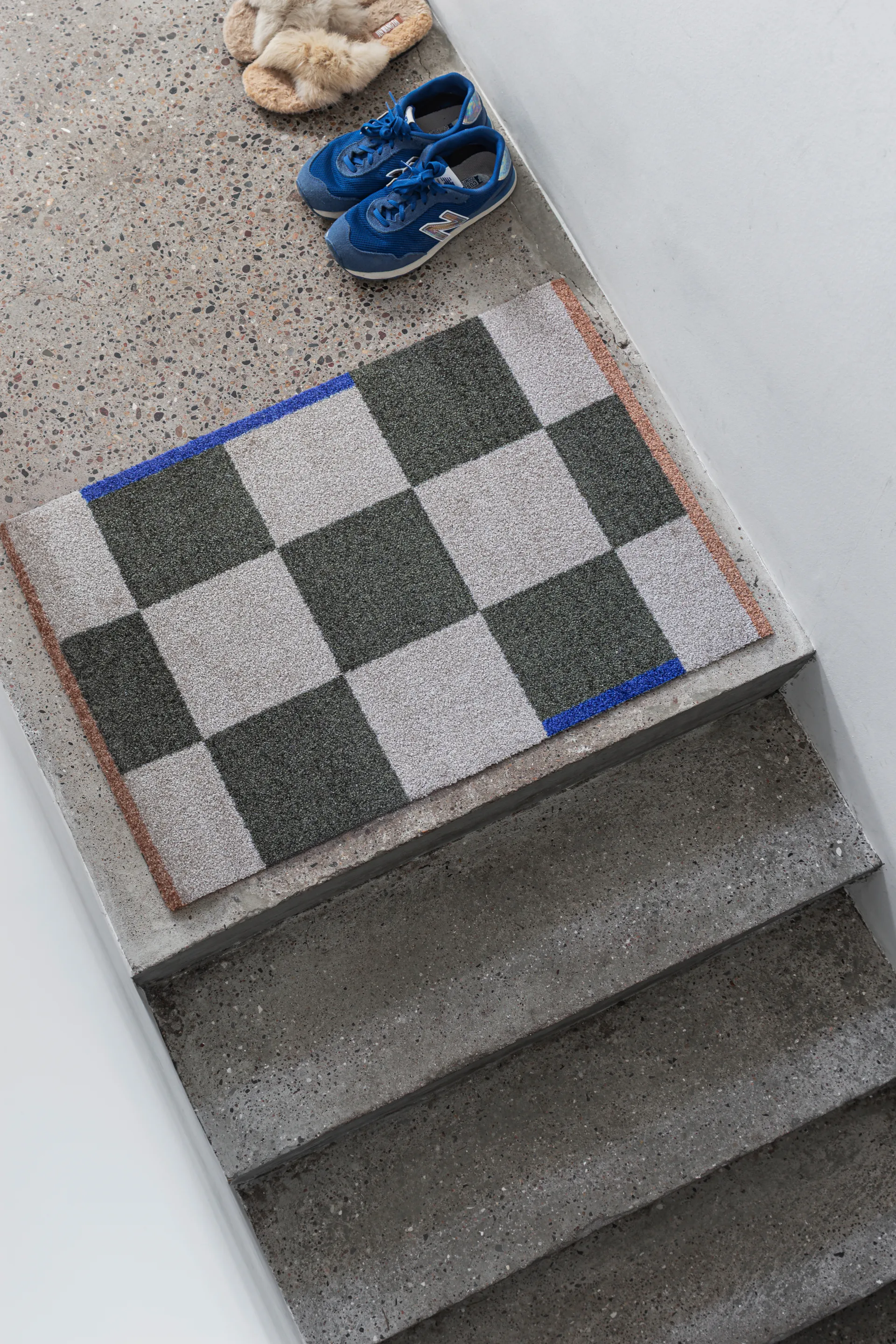 Square all-圆形地毯 小, Dark 橄榄色 Mette Ditmer