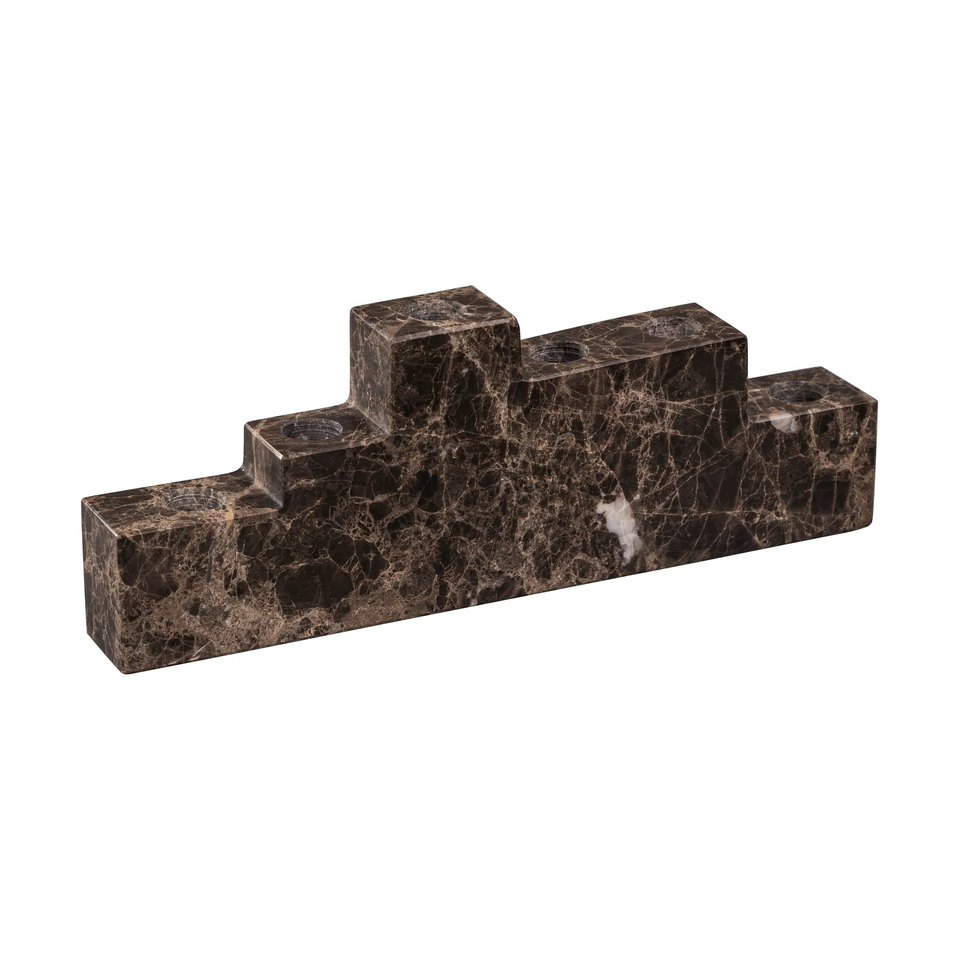 Step six 烛台, 褐色 Mette Ditmer