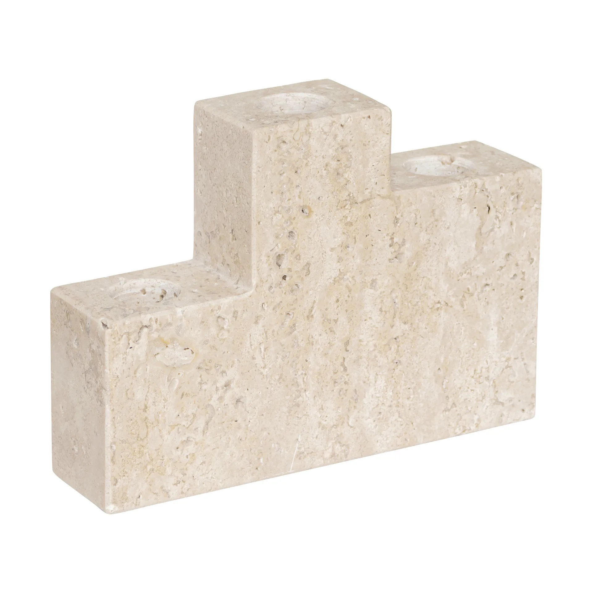 Step Trio 烛台, 亚麻色 Mette Ditmer