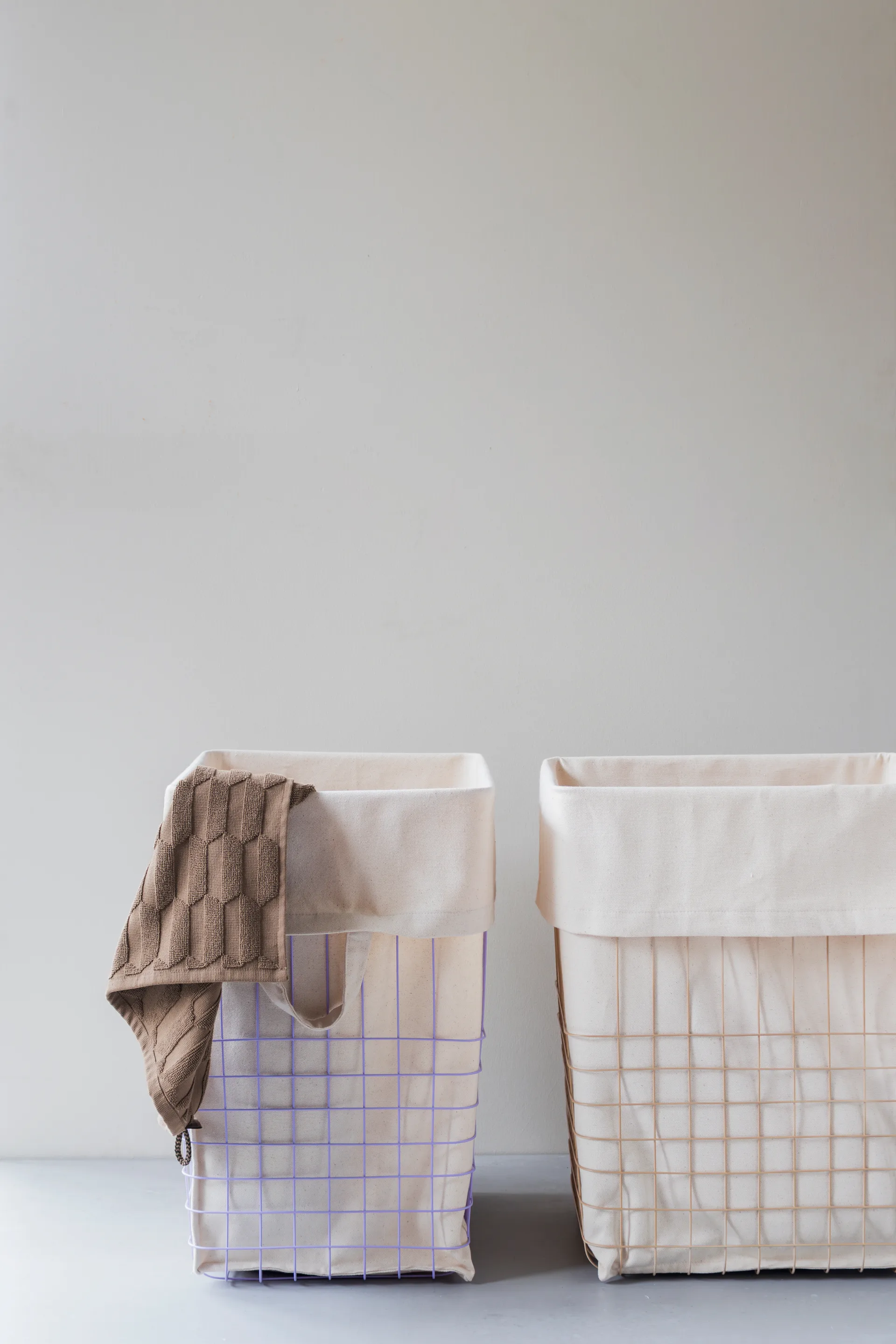 Store-it 储物篮 with cotton bag 大, 沙色 Mette Ditmer