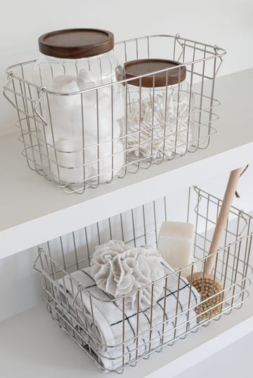 Store-it 储物篮 中 - 镀铬色 - Mette Ditmer
